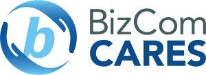 BizCom Cares Header Logo
